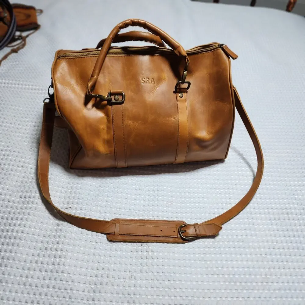 CORELA EUC GENUINE LEATHER WEEKENDER BAG